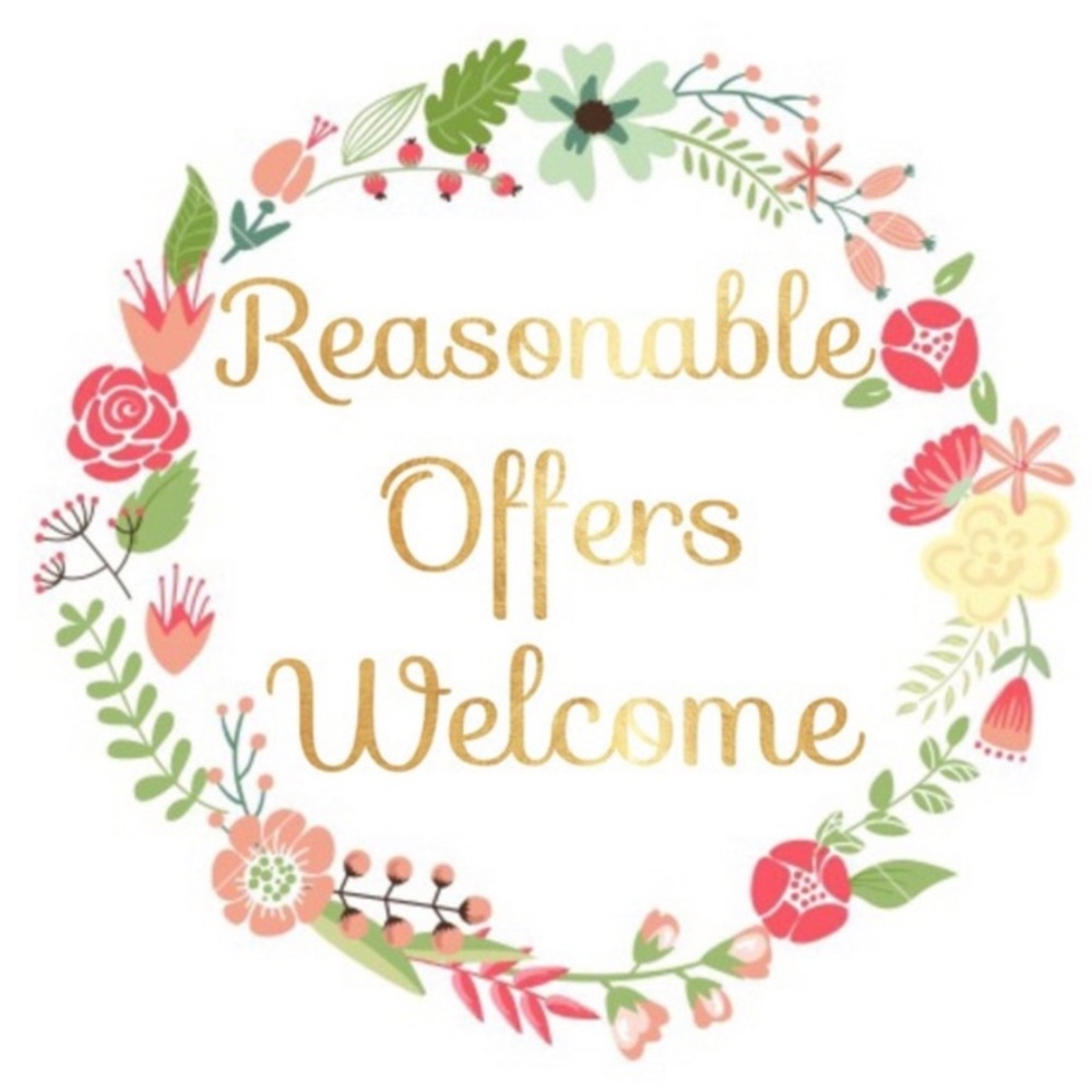 Reasonable offers welcome!